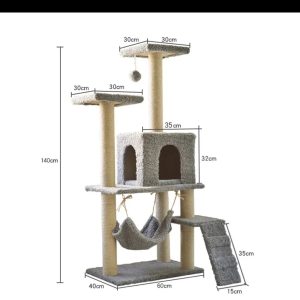 Indoor Cat Tree Tower Castle - Image 3