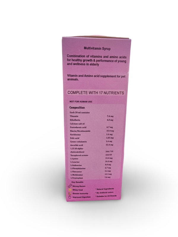Mr & Mrs Multivitamin with Amino Acid and Prebiotics Syrup – 200ml - Image 2