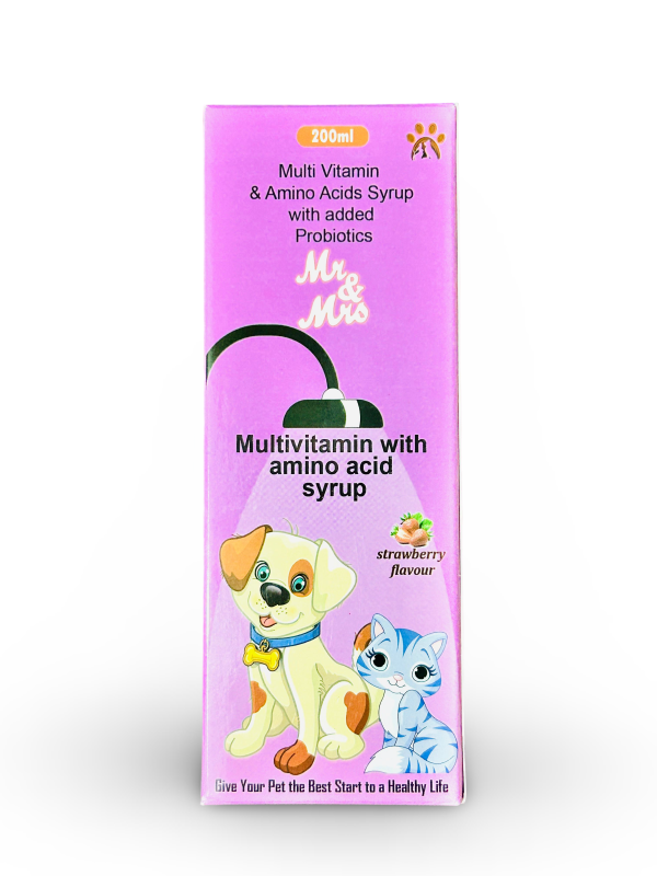 Mr & Mrs Multivitamin with Amino Acid and Prebiotics Syrup – 200ml