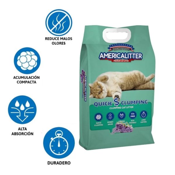 American Cat Litter – Quick Clumping Formula (10L/8Kg) - Image 3