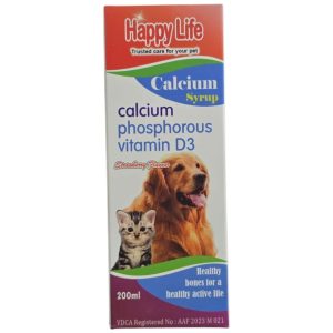 Happy Life Calcium Syrup for Pets – 200ml