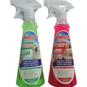 Happy Life Waterless Bath for Dogs– 500ML