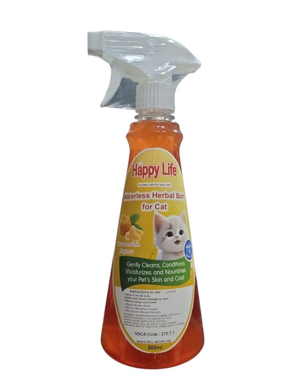 Happy Life Waterless Bath for Cats – 500ML - Image 3