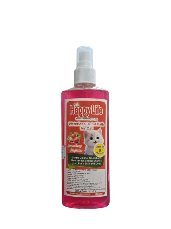 Happy Life Waterless Bath for Cats – 200ml - Image 4